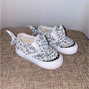 Vans Leopard Print Shark Toddler Shoe